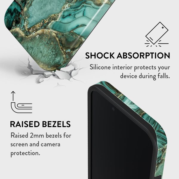Ubud Jungle - Turquoise iPhone 16e Case For Sale - Image 4