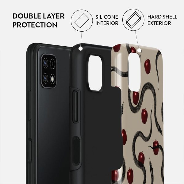 Sinful - Samsung Galaxy A22 5G Case For Sale - Image 2