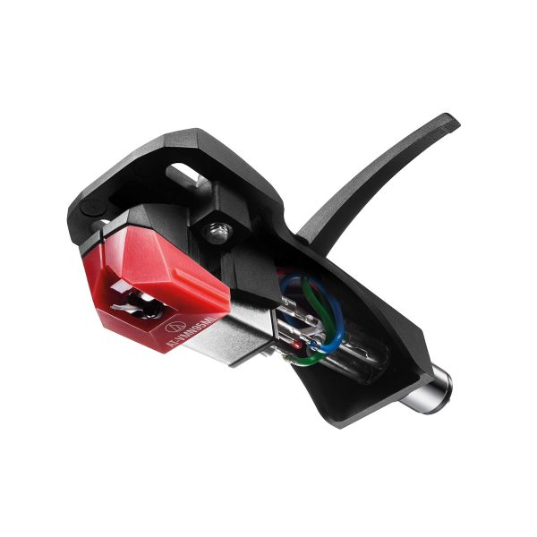 Audio-Technica AT-VM95ML H Turntable Headshell Cartridge Combo Kit Red Sale - Image 2