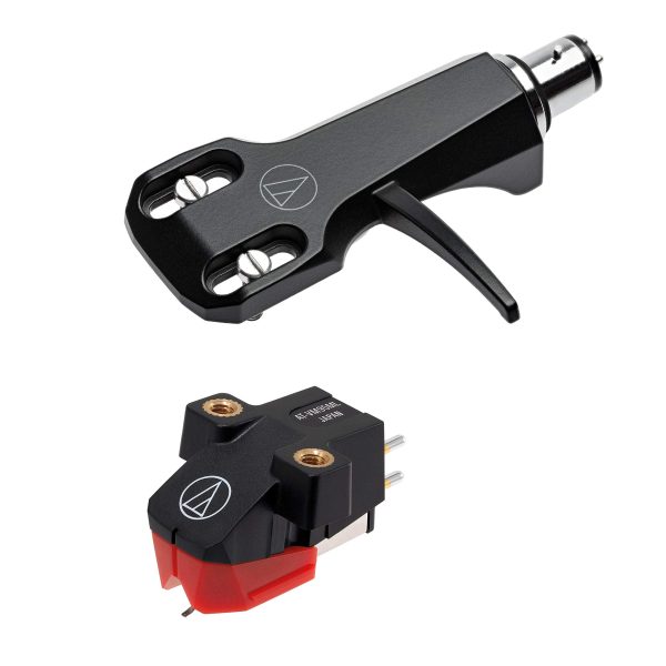 Audio-Technica AT-VM95ML H Turntable Headshell Cartridge Combo Kit Red Sale - Image 3